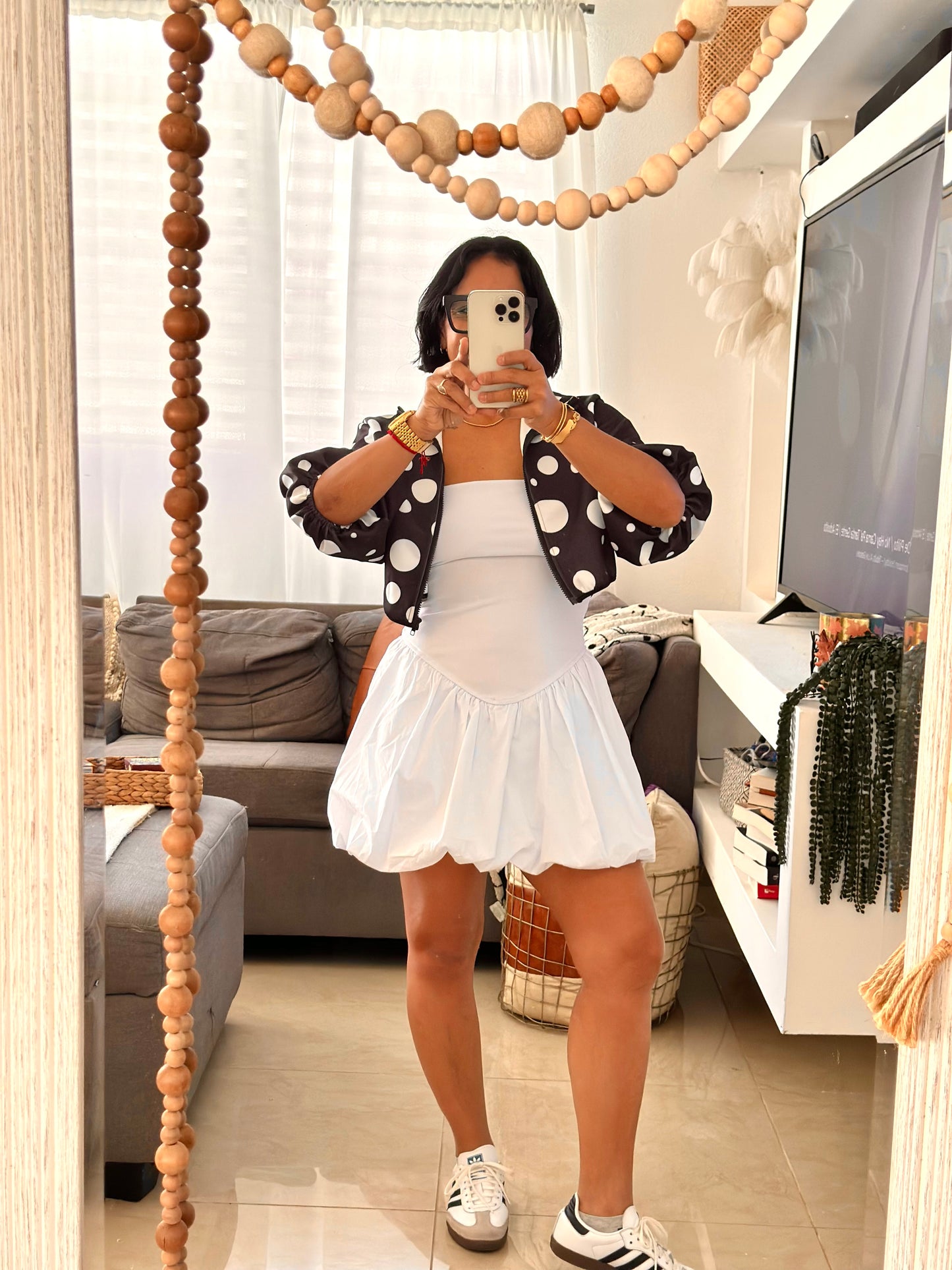 Bubbly white dress
