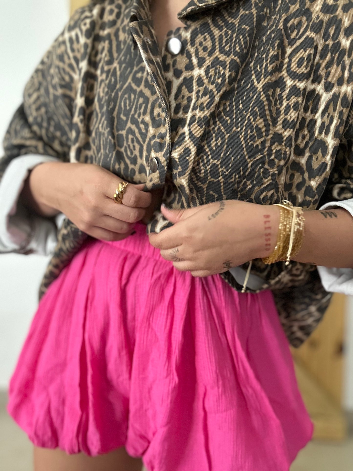 Bubbly pink skort