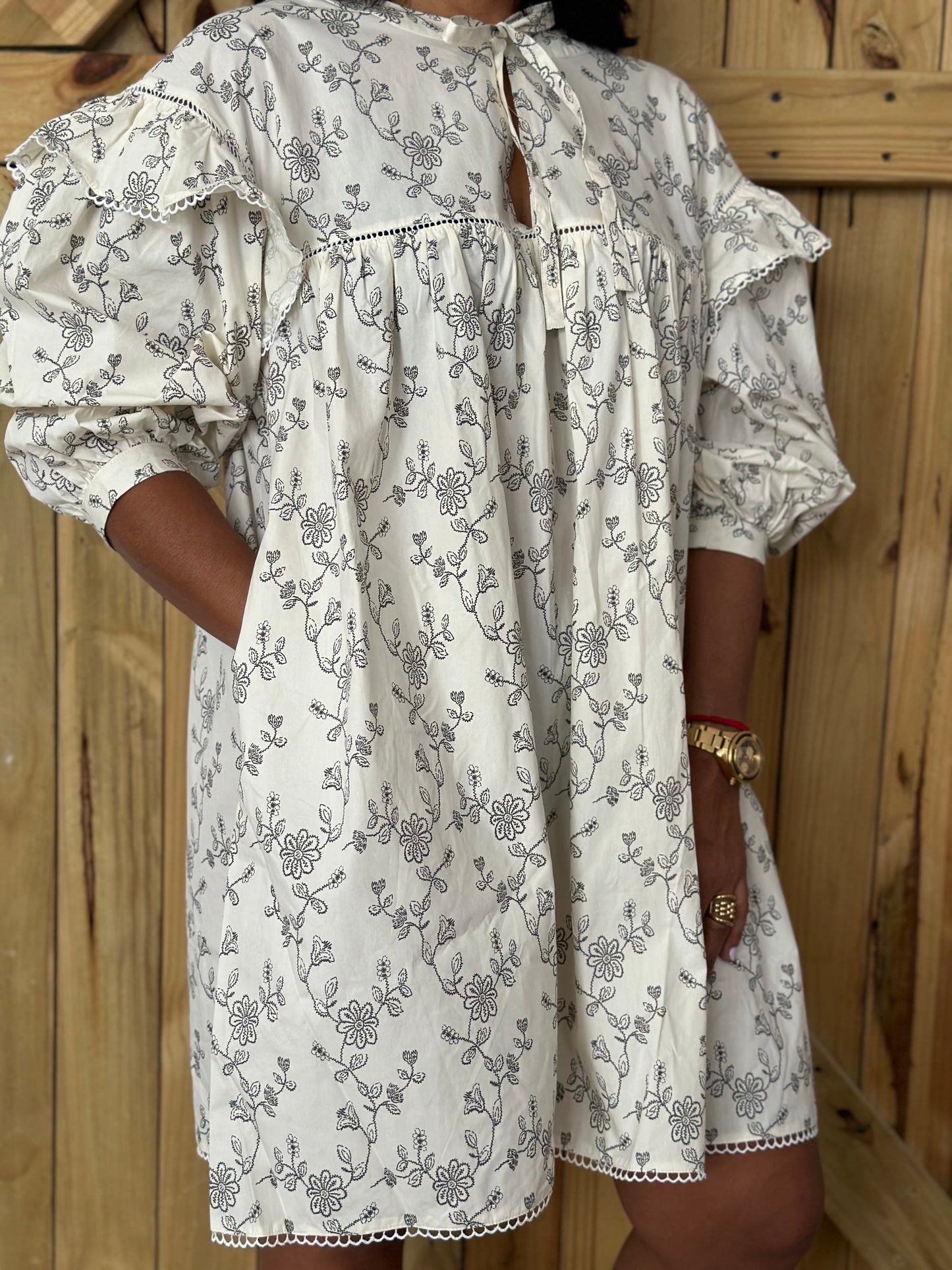Boho flower dress
