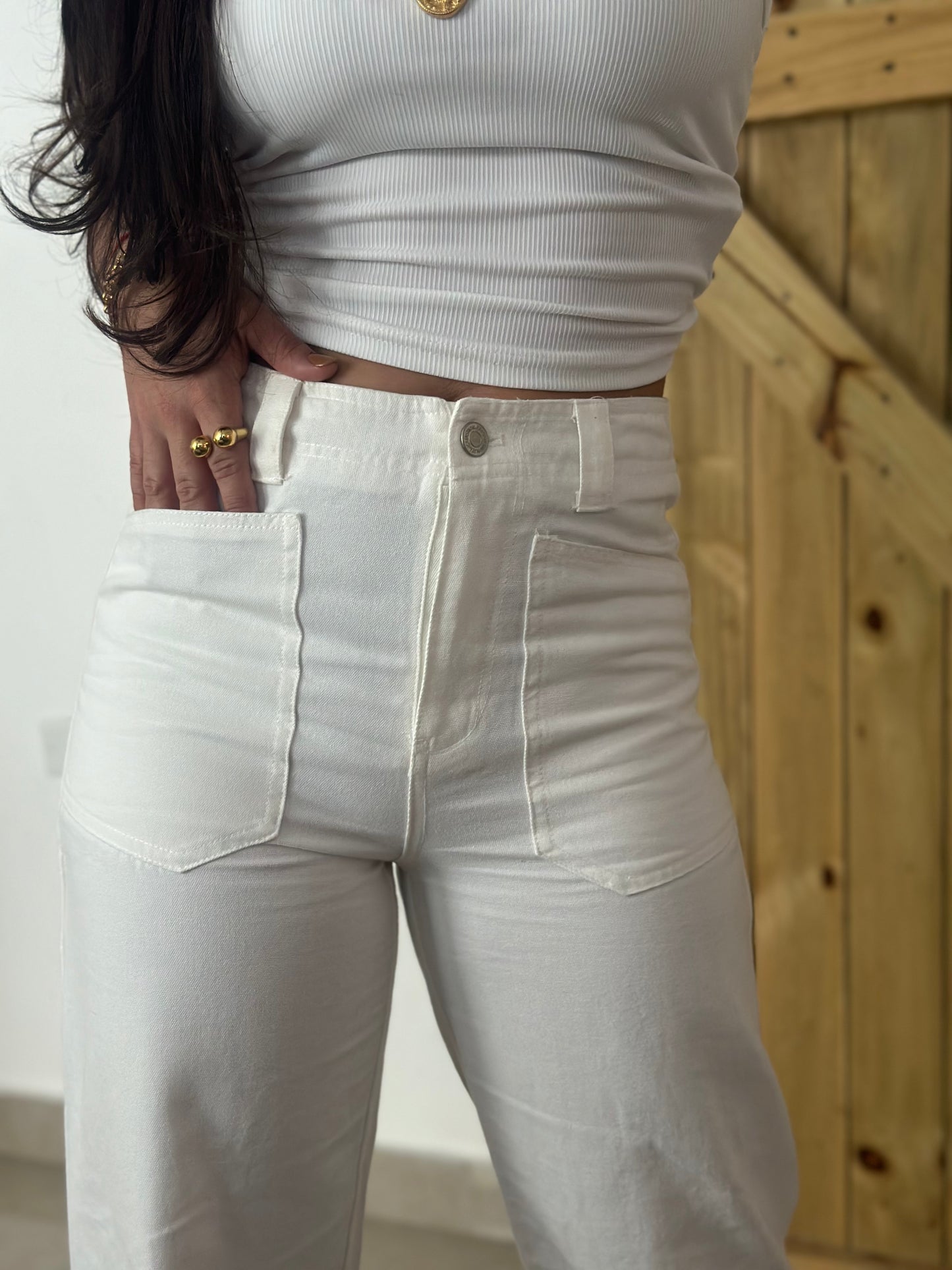 White denim